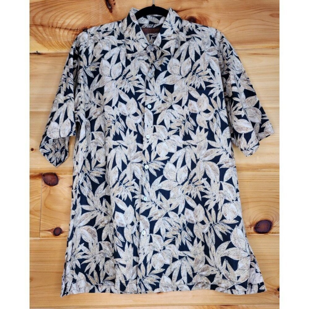 Tori Richard Honolulu Shirt Men Medium Floral Button Up Casual Beach Lightweight